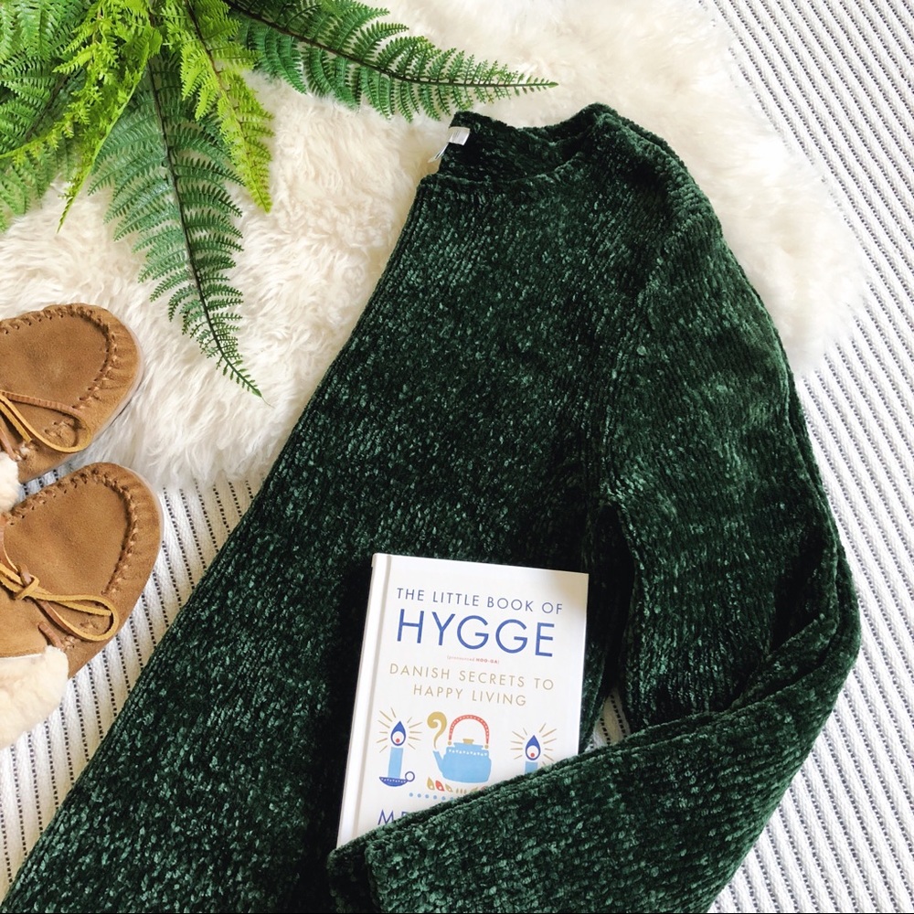 J. Jill Forest Green Chenille Pullover Sweater